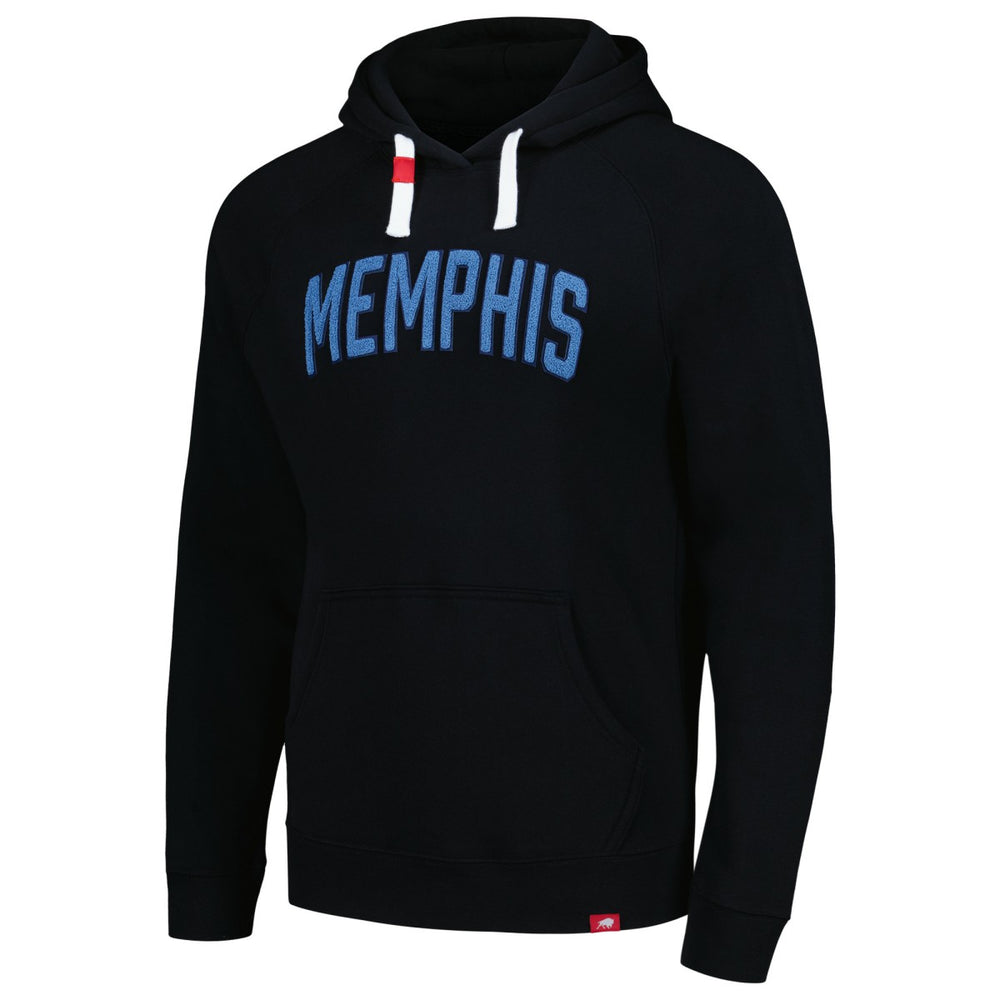 NBA - Memphis Grizzlies Sportiqe Unisex Chenille Olsen Tri-Blend Pullover Hoodie - Black