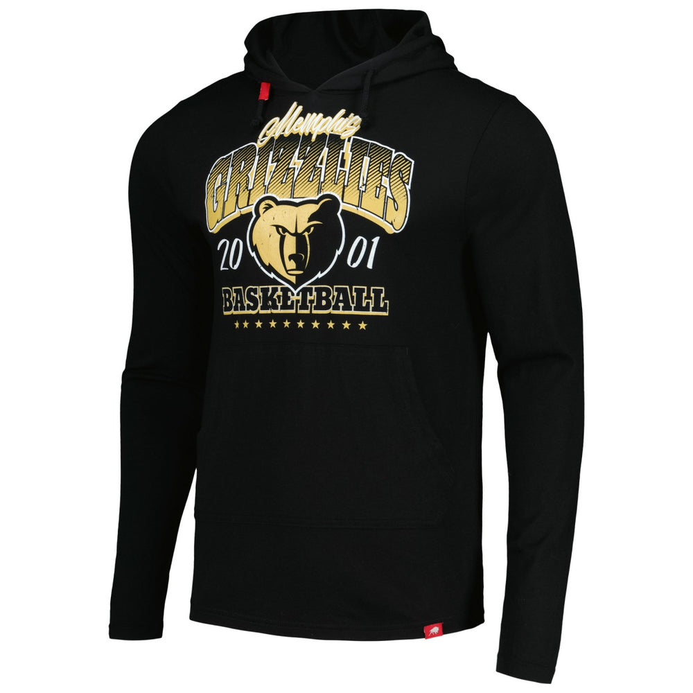 NBA - Memphis Grizzlies Sportiqe Unisex Rowan Tri-Blend Pullover Hoodie - Black