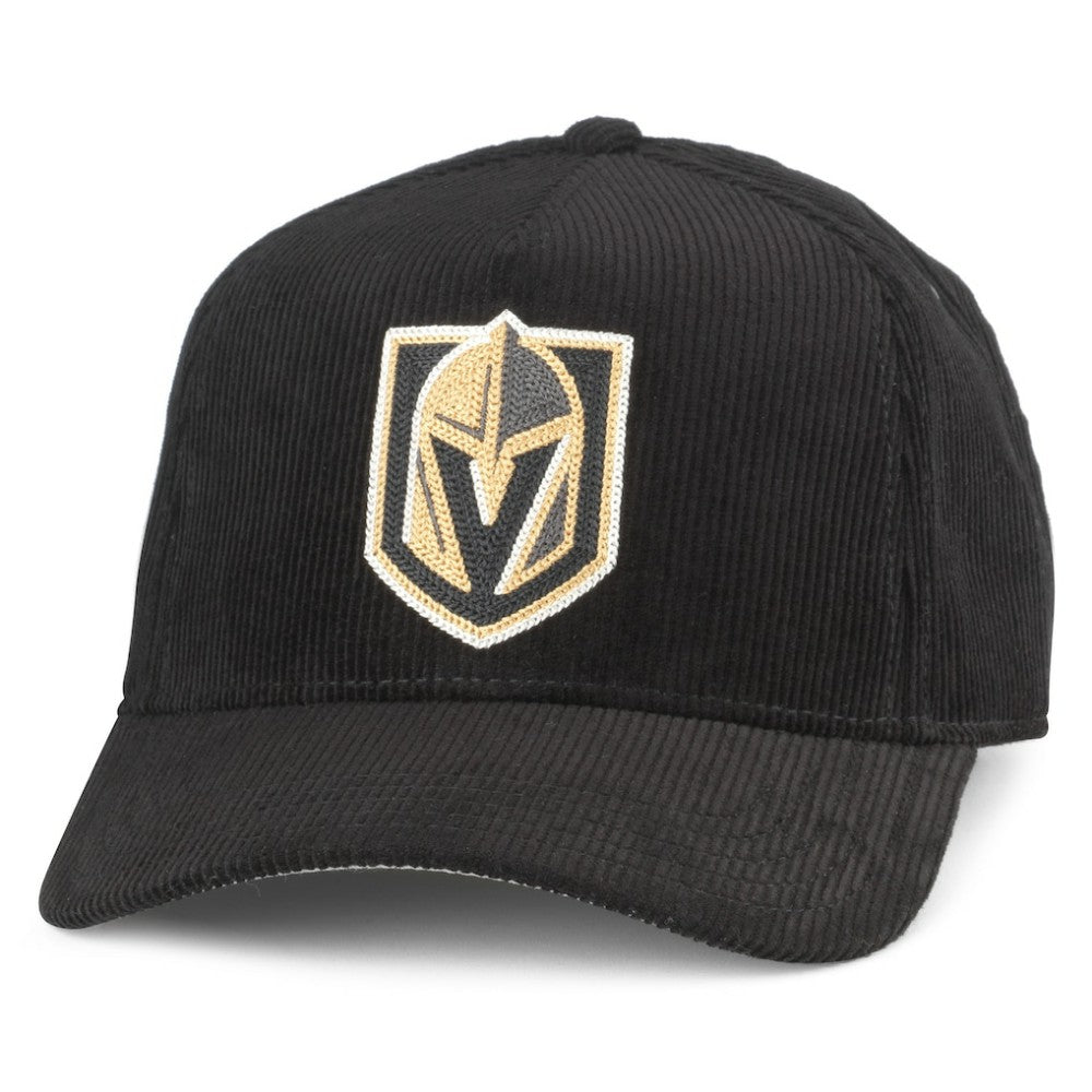Vegas Golden Knights American Needle Corduroy Chain Stitch Adjustable Hat Black