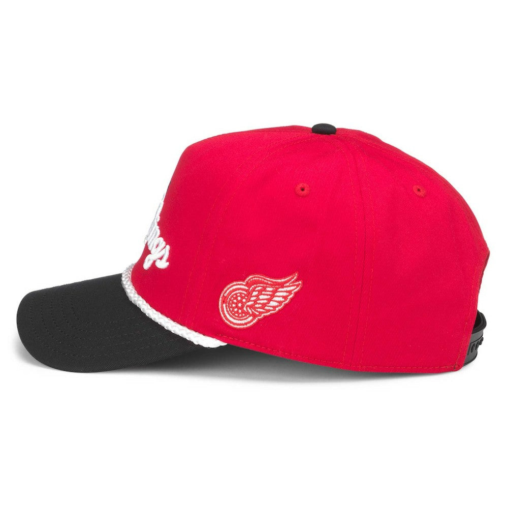 Detroit Red Wings - American Needle Roscoe Washed Twill Adjustable Hat Red/Black