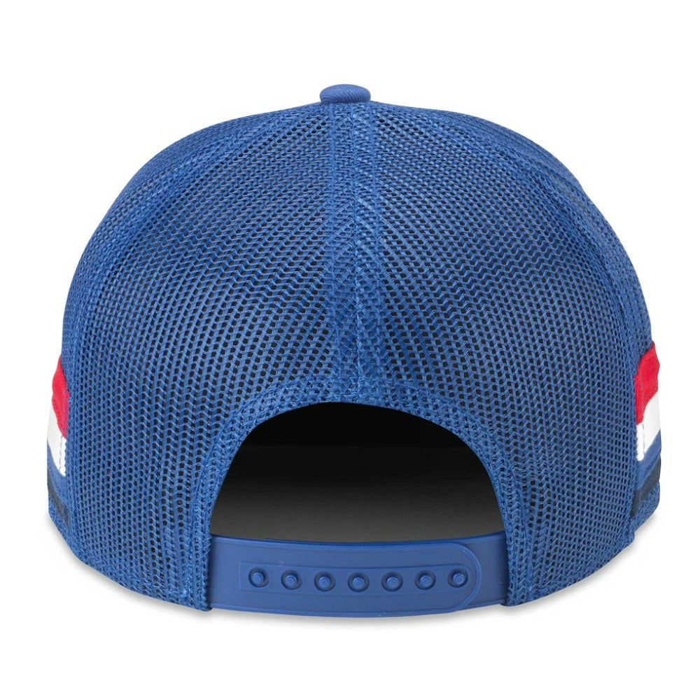 New York Rangers American Needle HotFoot Stripes Trucker Adjustable Hat Blue