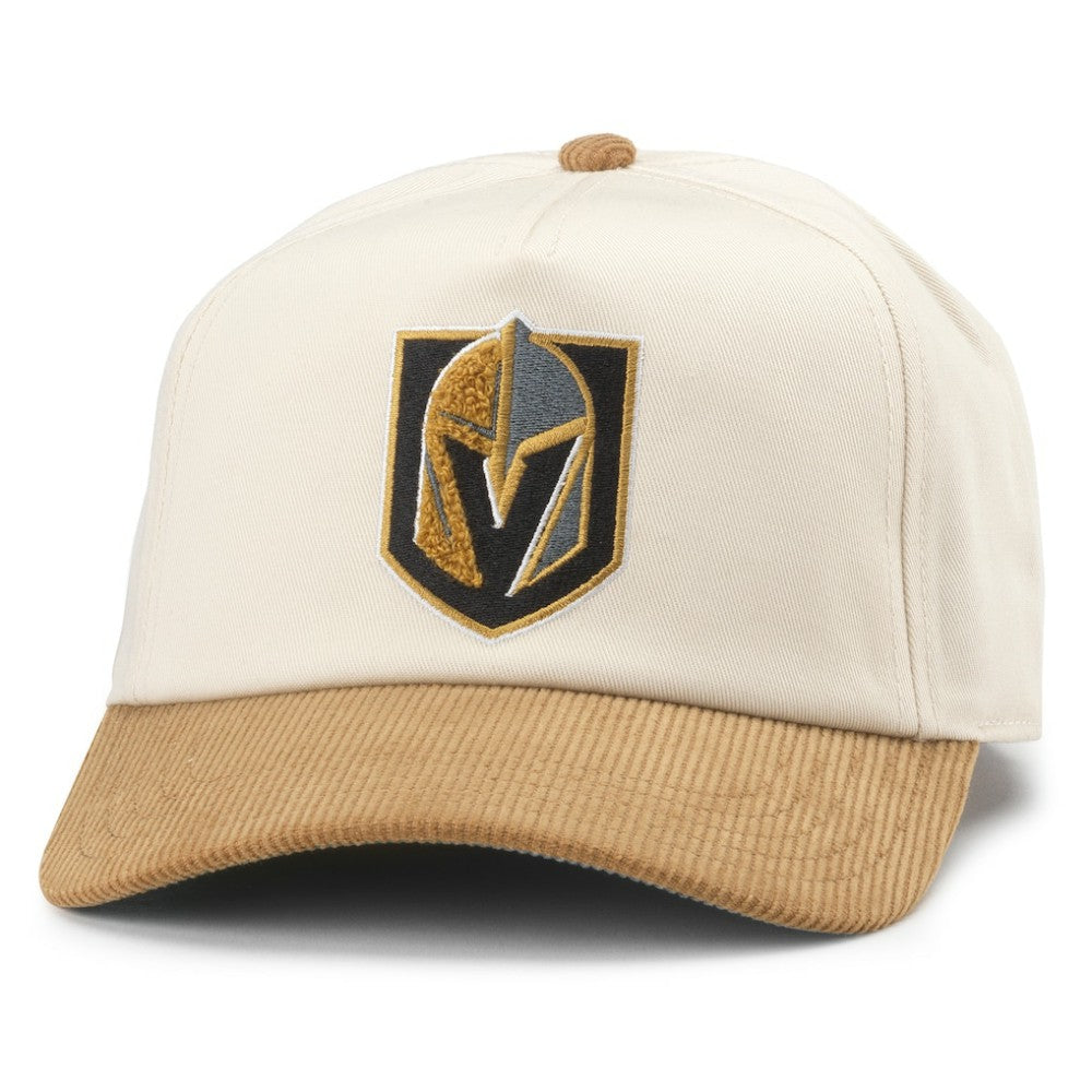 Vegas Golden Knights American Needle Burnett Adjustable Hat White/Gold