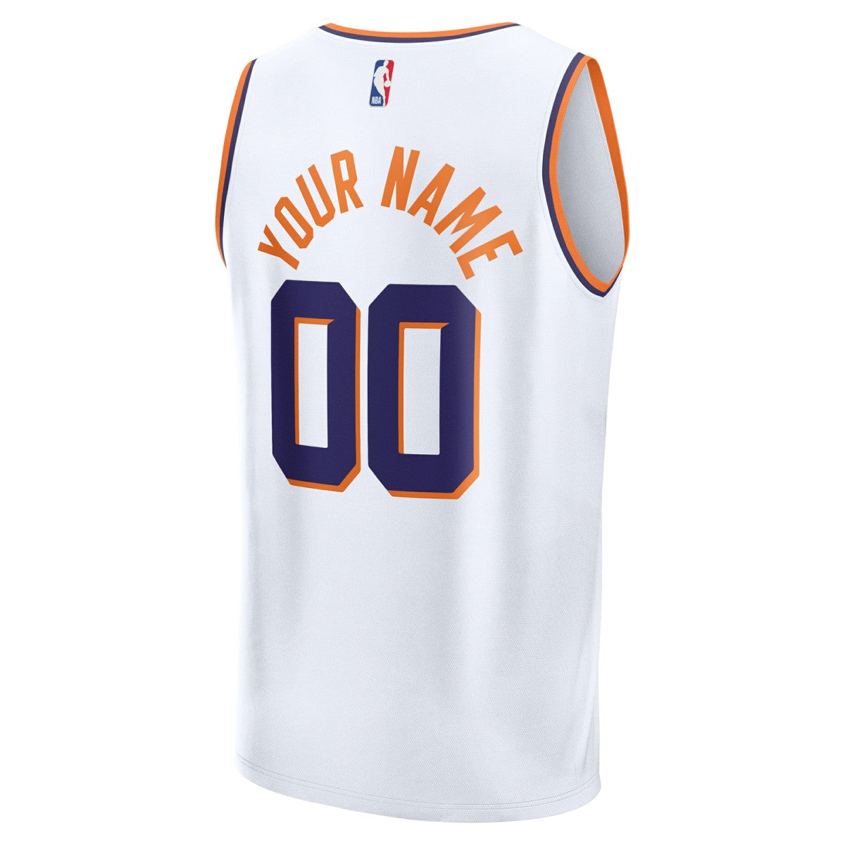 Fanatics - Phoenix Suns Youth Fast Break Custom Replica Jersey - White - Association Edition