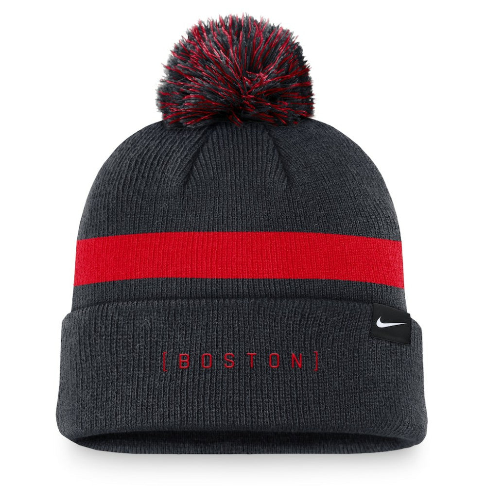 Boston Red Sox Nike Hometown Peak Cuffed Knit Hat with Pom Online