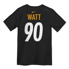 T.J. Watt Pittsburgh Steelers Preschool Player Name & Number T-Shirt Black - Nike