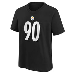 T.J. Watt Pittsburgh Steelers Youth Player Name & Number T-Shirt Black - Nike