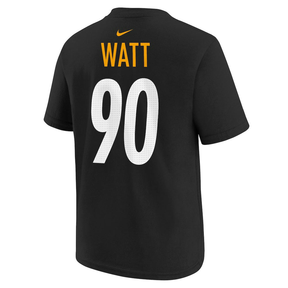 T.J. Watt Pittsburgh Steelers Youth Player Name & Number T-Shirt Black - Nike