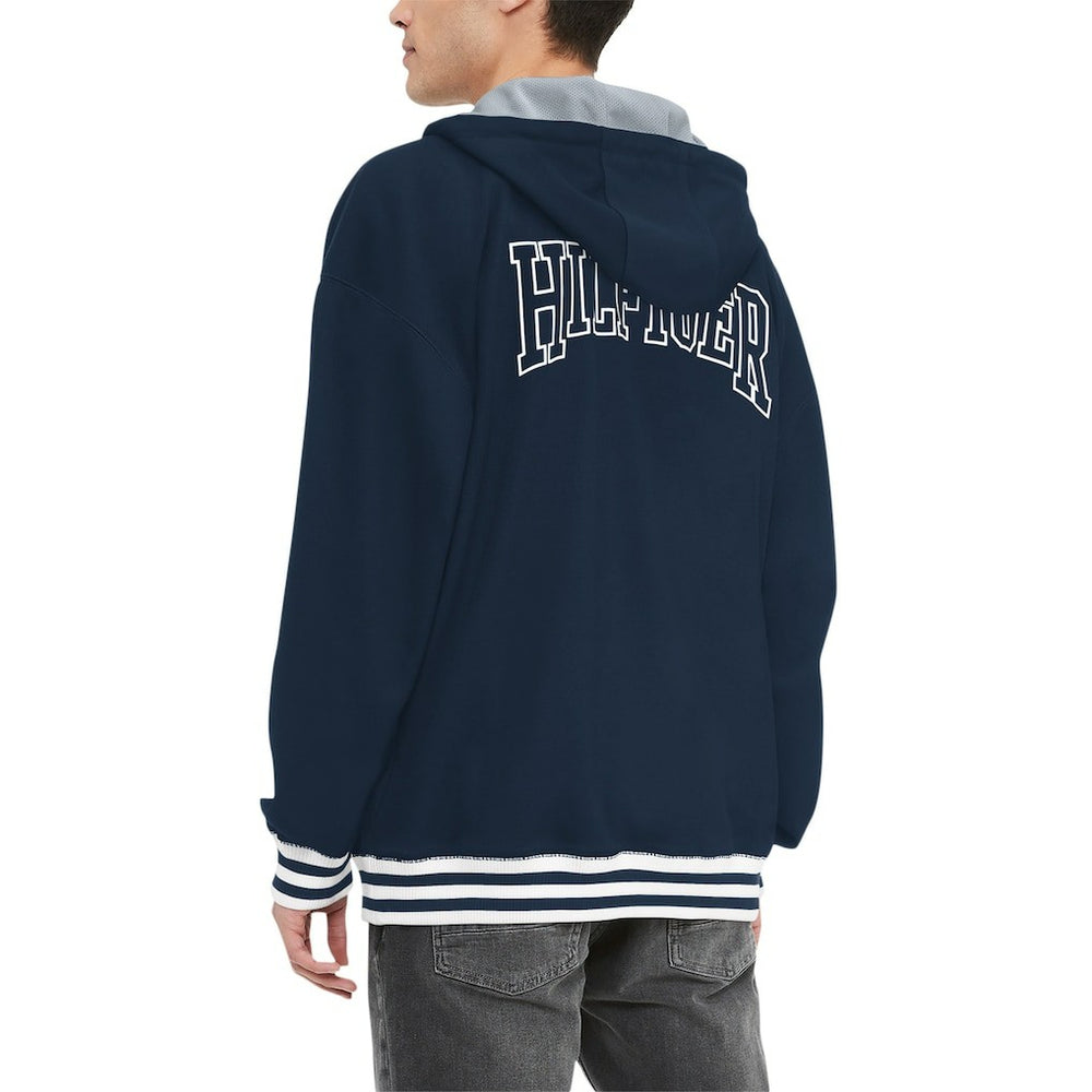 Dallas Cowboys Tommy Hilfiger Aaron Quarter-Zip Hoodie Navy - NFL