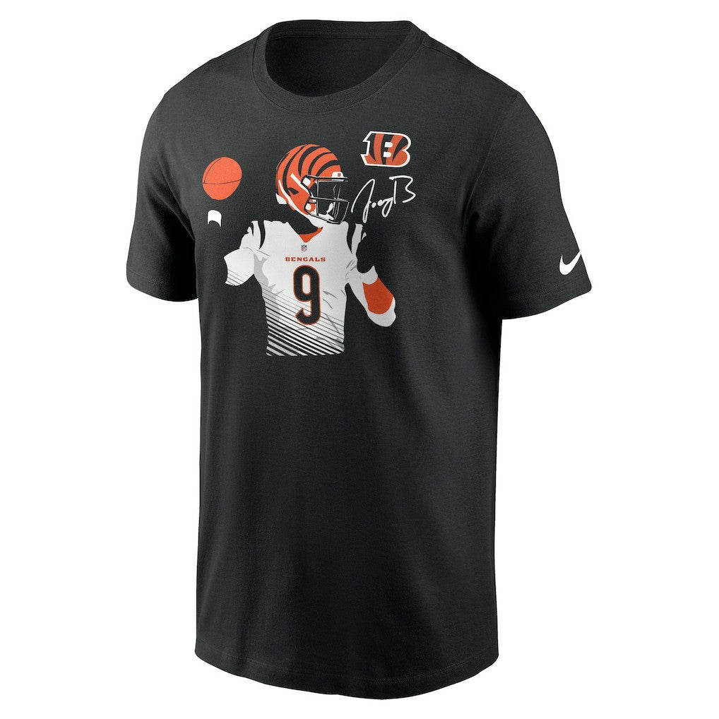 Joe Burrow Cincinnati Bengals Player Graphic T-Shirt Black - Nike