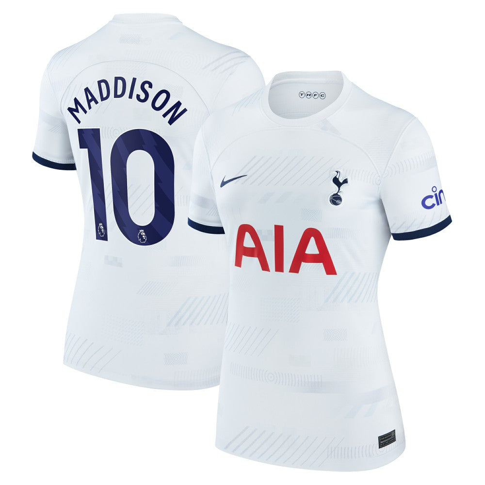 Nike James Maddison Tottenham Hotspur Women's 2023/24 Home Stadium Replica Player Jerseys - White