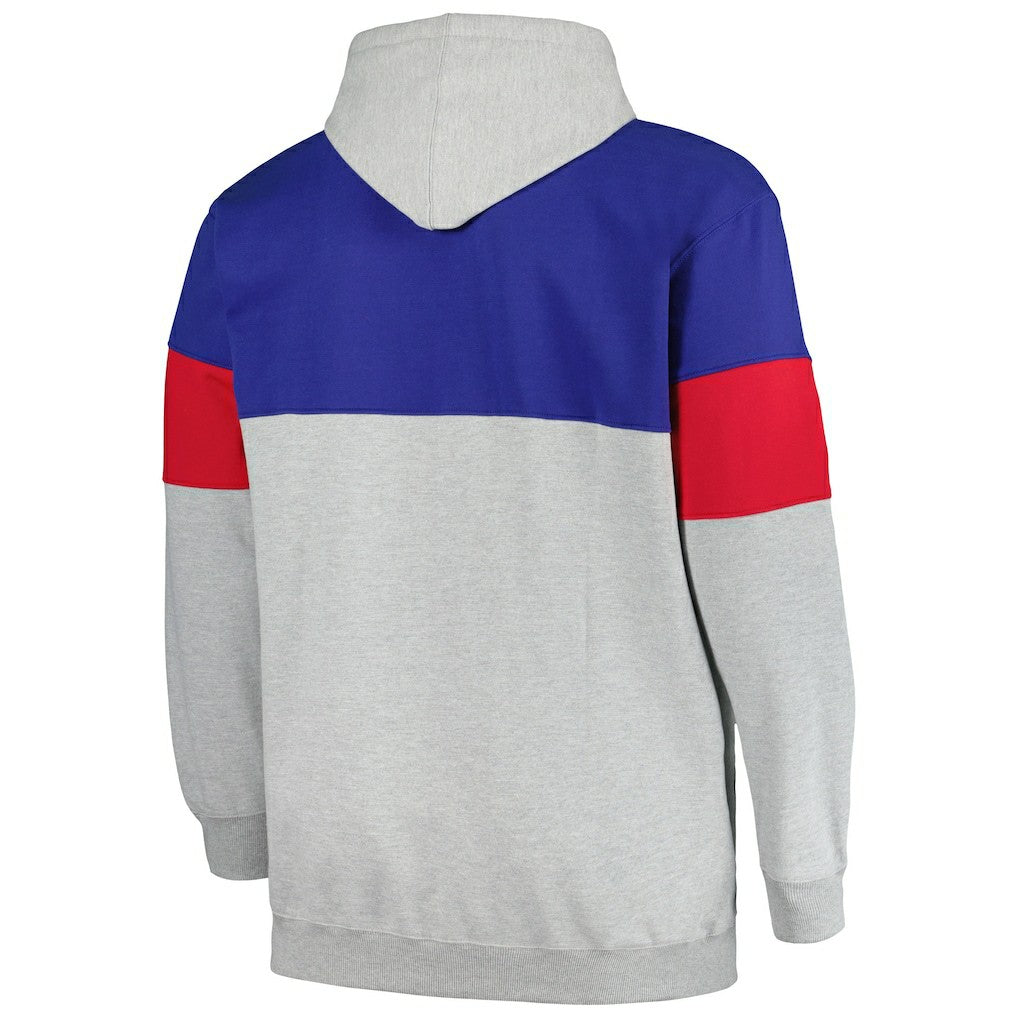 Fanatics - Philadelphia 76ers Big & Tall Pullover Hoodie - Royal/Red