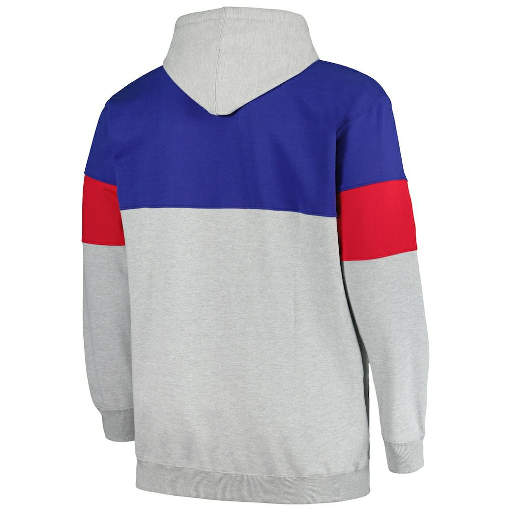 Fanatics - Philadelphia 76ers Big & Tall Pullover Hoodie - Royal/Red