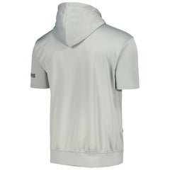 Fanatics - Memphis Grizzlies Short Sleeve Pullover Hoodie - Silver/Light Blue