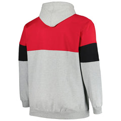 Fanatics - Chicago Bulls Big & Tall Pullover Hoodie - Red/Black