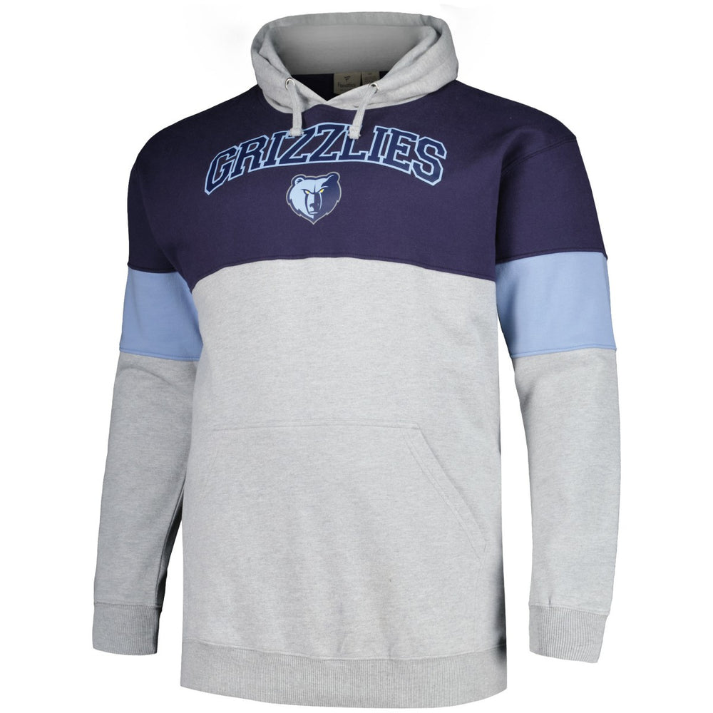 Fanatics - Memphis Grizzlies Big & Tall Pullover Hoodie - Navy/Light Blue