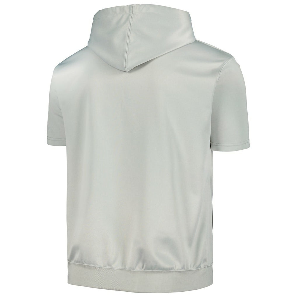 Fanatics - Brooklyn Nets Short Sleeve Pullover Hoodie - Silver/White