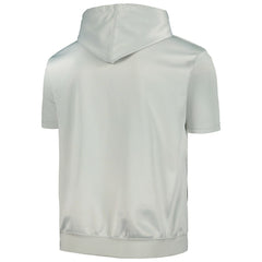 Fanatics - Brooklyn Nets Short Sleeve Pullover Hoodie - Silver/White
