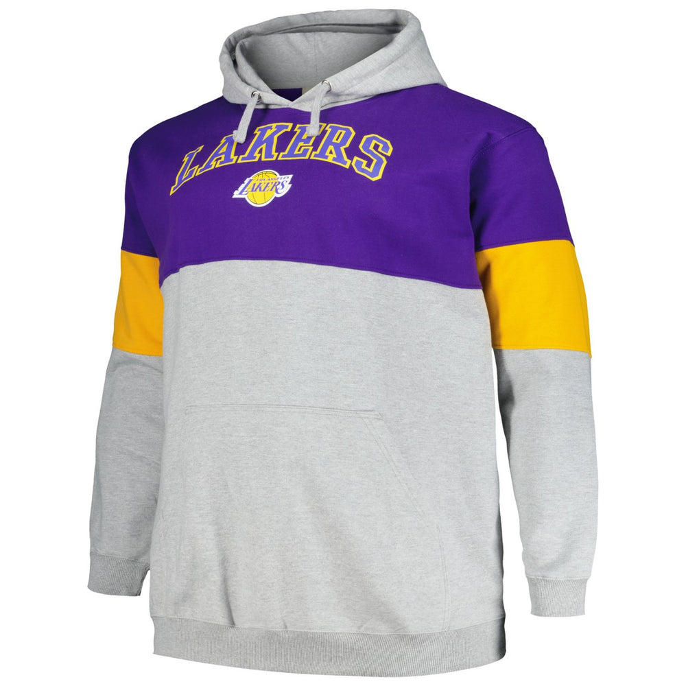 Fanatics - Los Angeles Lakers Big & Tall Pullover Hoodie - Purple/Gold