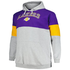 Fanatics - Los Angeles Lakers Big & Tall Pullover Hoodie - Purple/Gold