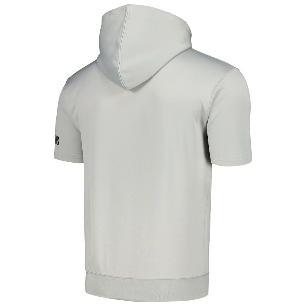 Fanatics - New Orleans Pelicans Short Sleeve Pullover Hoodie - Silver/Red