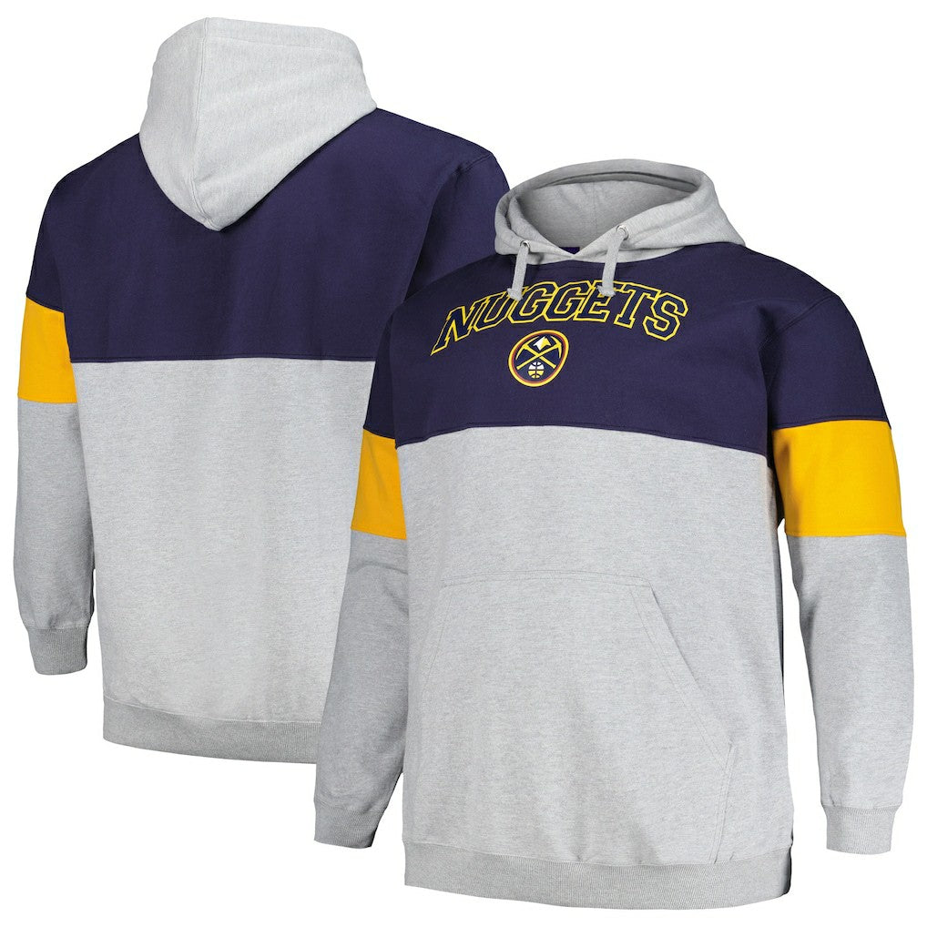 Fanatics - Denver Nuggets Big & Tall Pullover Hoodie - Navy/Gold