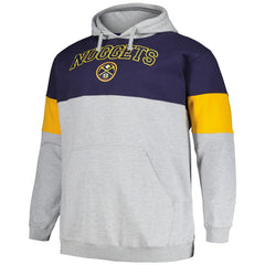 Fanatics - Denver Nuggets Big & Tall Pullover Hoodie - Navy/Gold