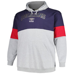 Fanatics - New Orleans Pelicans Big & Tall Pullover Hoodie - Navy/Red