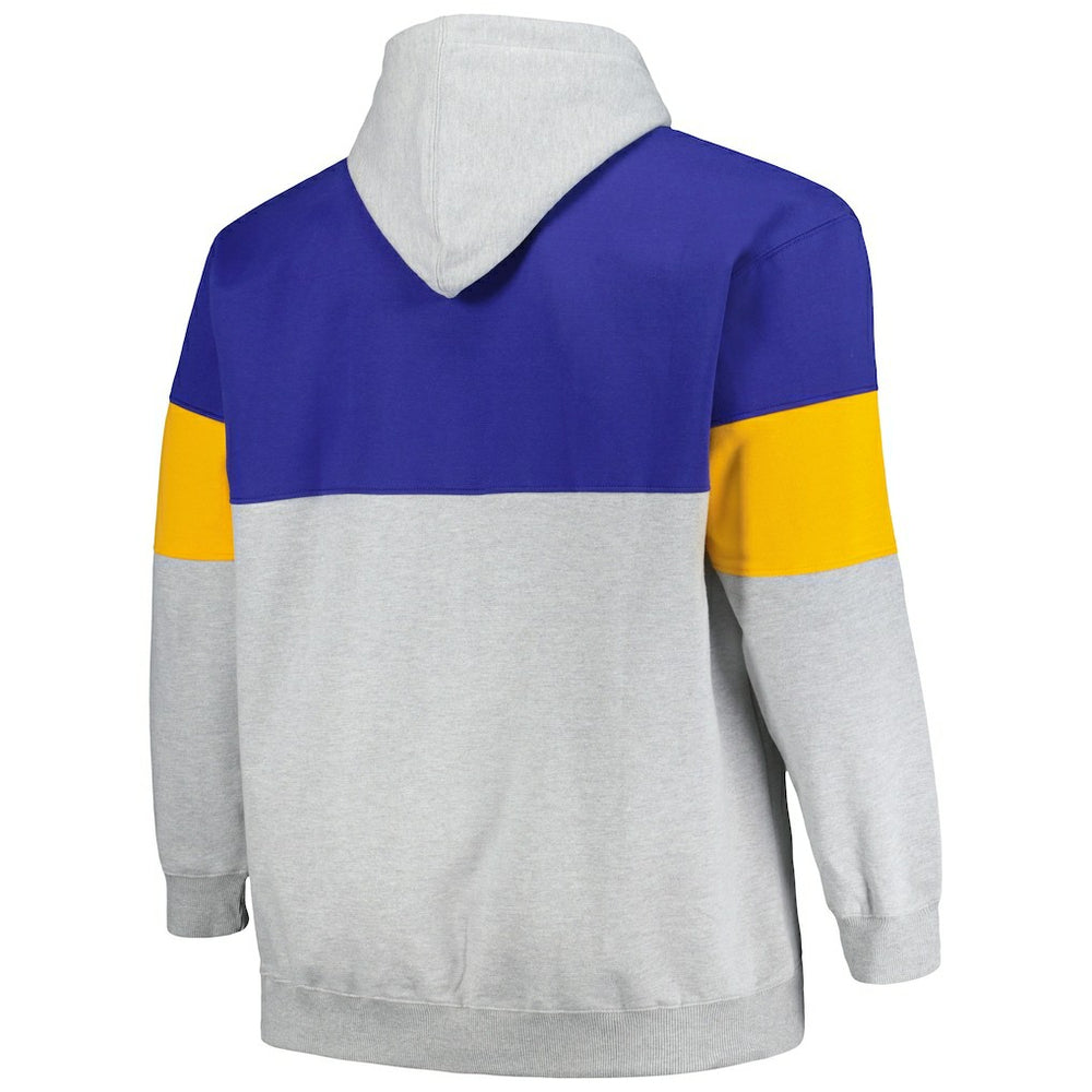 Fanatics - Golden State Warriors Big & Tall Pullover Hoodie - Royal/Gold