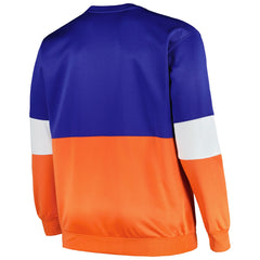 Fanatics - New York Knicks Big & Tall Split Pullover Sweatshirt - Blue/Orange