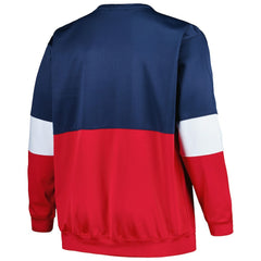 Fanatics - New Orleans Pelicans Big & Tall Split Pullover Sweatshirt - Navy/Red