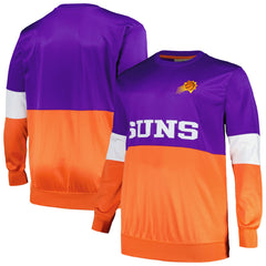 Fanatics - Phoenix Suns Big & Tall Split Pullover Sweatshirt - Purple/Orange