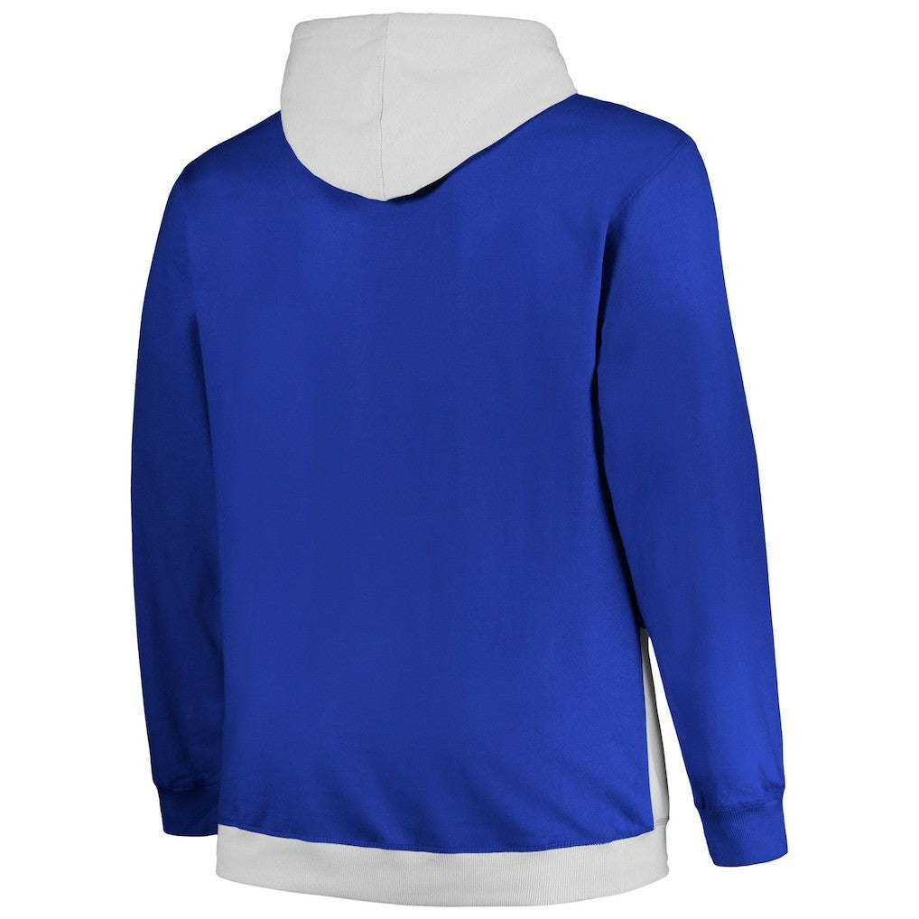 Fanatics - Philadelphia 76ers Big & Tall Primary Arctic Pullover Hoodie - Royal/Silver