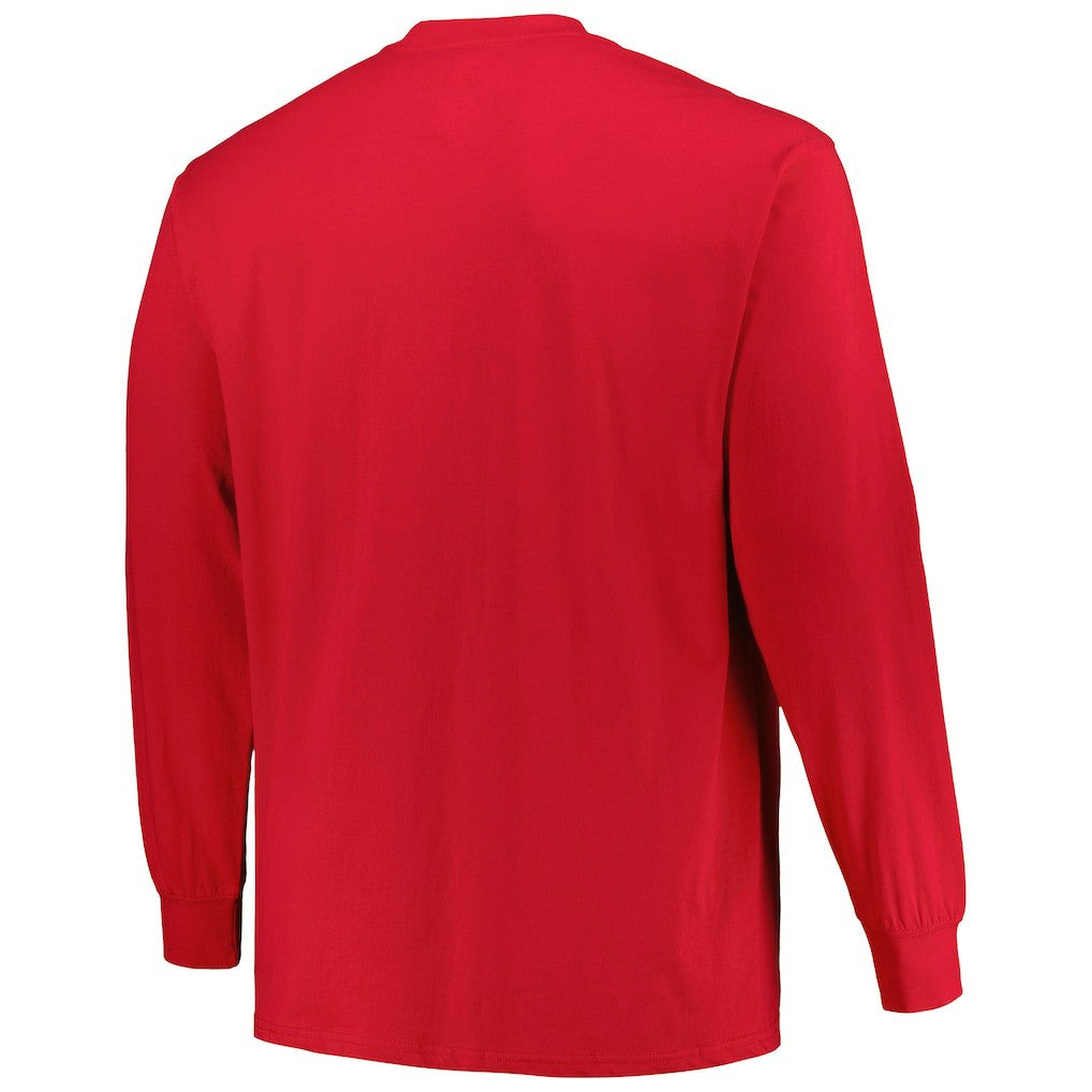 Fanatics - Philadelphia 76ers Big & Tall Short Sleeve & Long Sleeve T-Shirt Set - Royal/Red