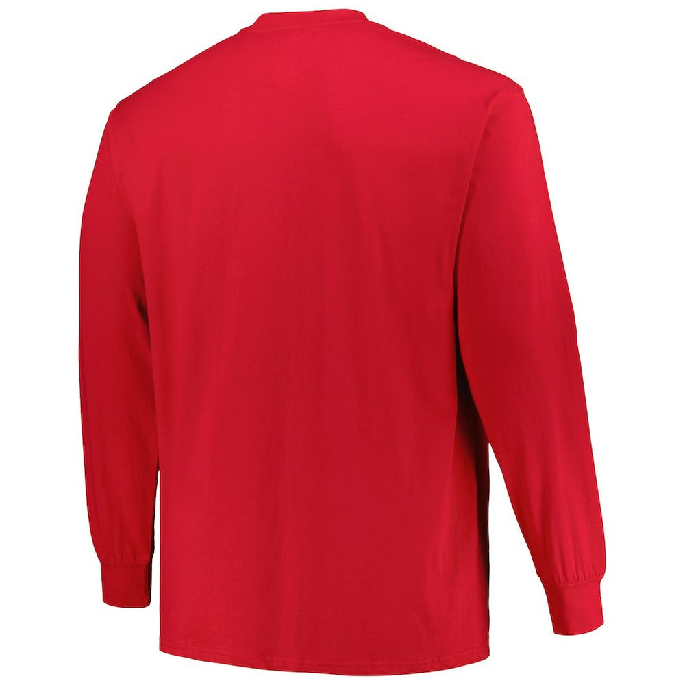 Fanatics - Philadelphia 76ers Big & Tall Short Sleeve & Long Sleeve T-Shirt Set - Royal/Red