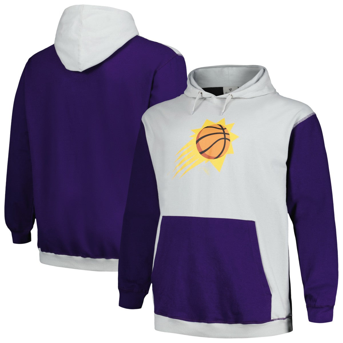 Fanatics - Phoenix Suns Big & Tall Primary Arctic Pullover Hoodie - Purple/Silver