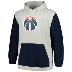 Fanatics - Washington Wizards Big & Tall Primary Arctic Pullover Hoodie - Navy/Silver