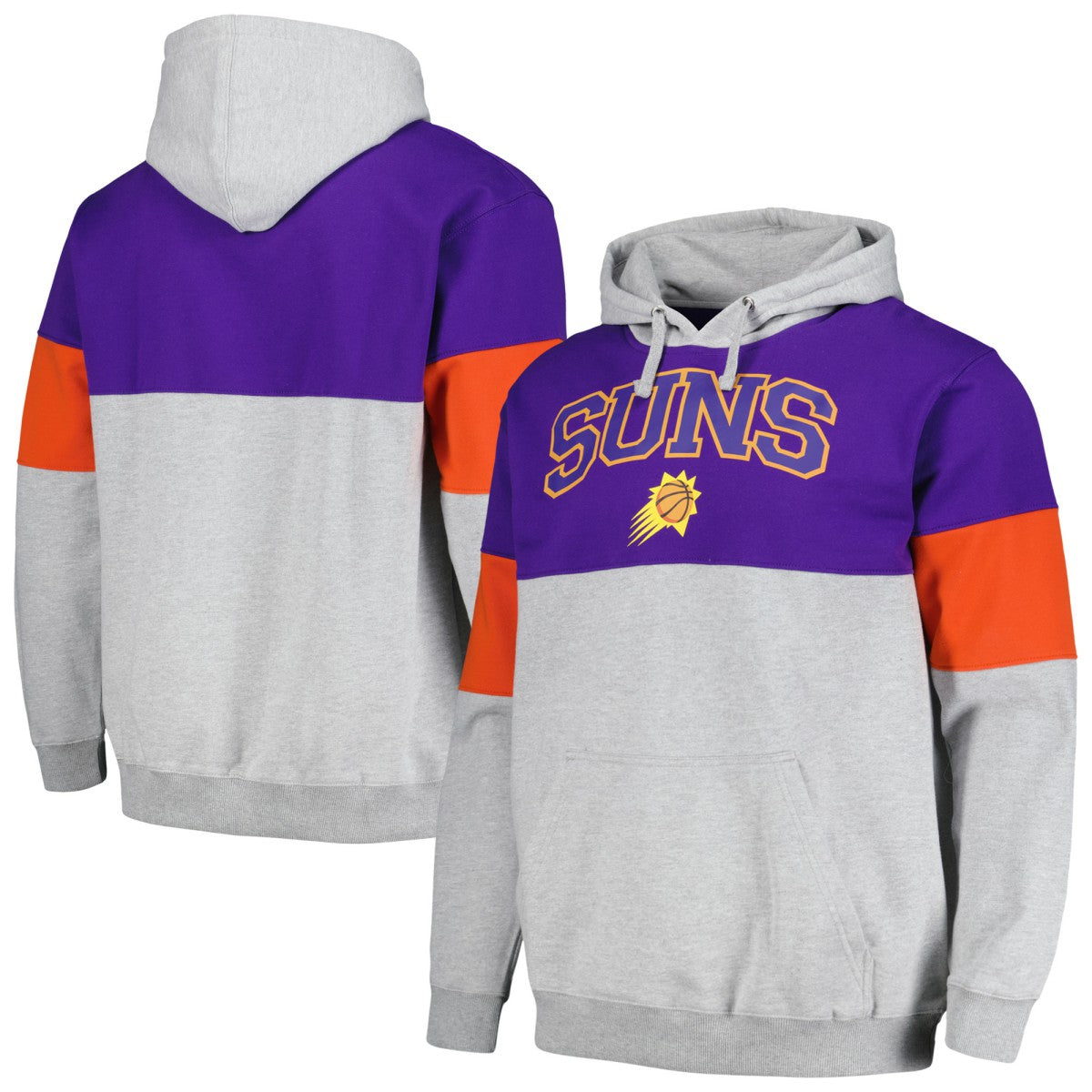 Fanatics - Phoenix Suns Contrast Pieced Pullover Hoodie - Purple