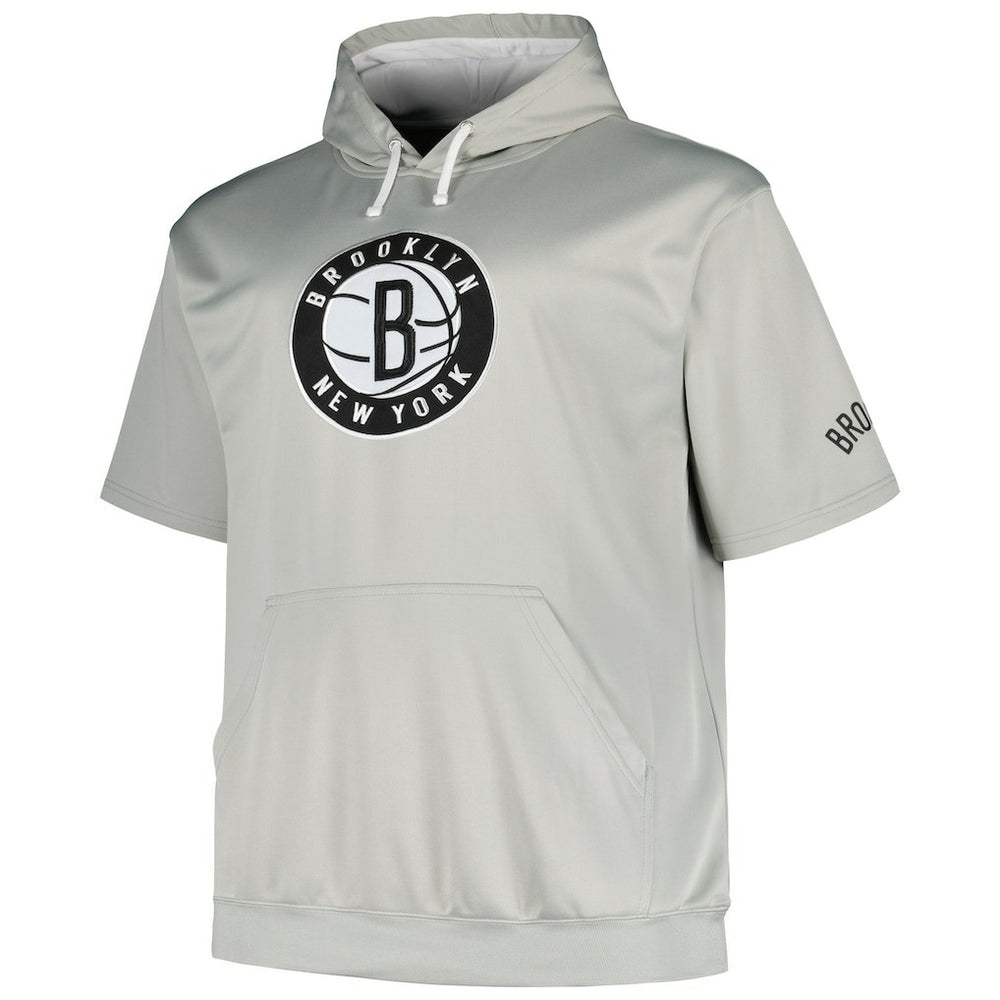 Fanatics - Brooklyn Nets Big & Tall Logo Pullover Hoodie - Silver