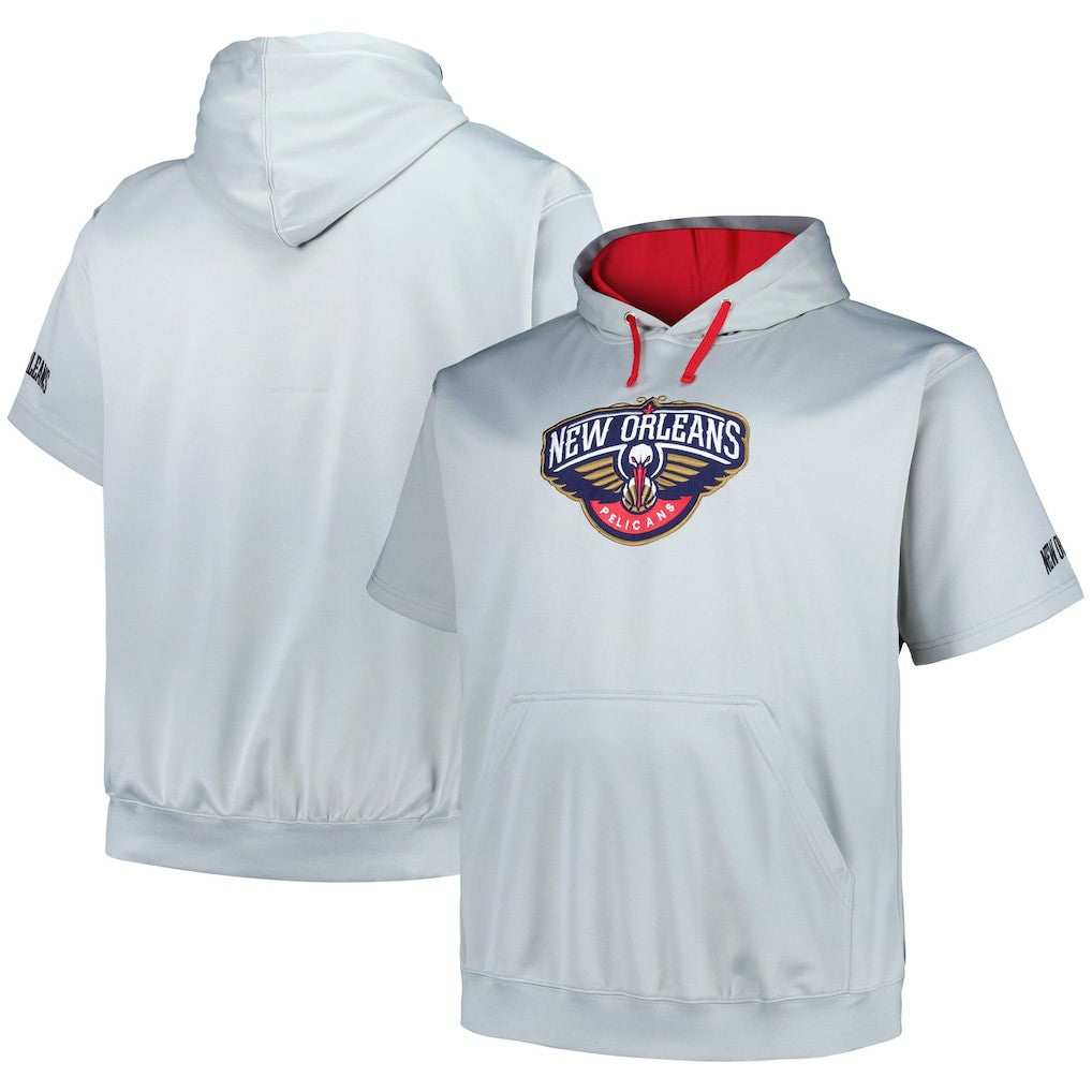 Fanatics - New Orleans Pelicans Big & Tall Logo Pullover Hoodie - Silver