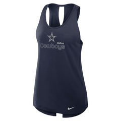 Dallas Cowboys Women's Plus Size Performance Tank Top Navy - Nike
