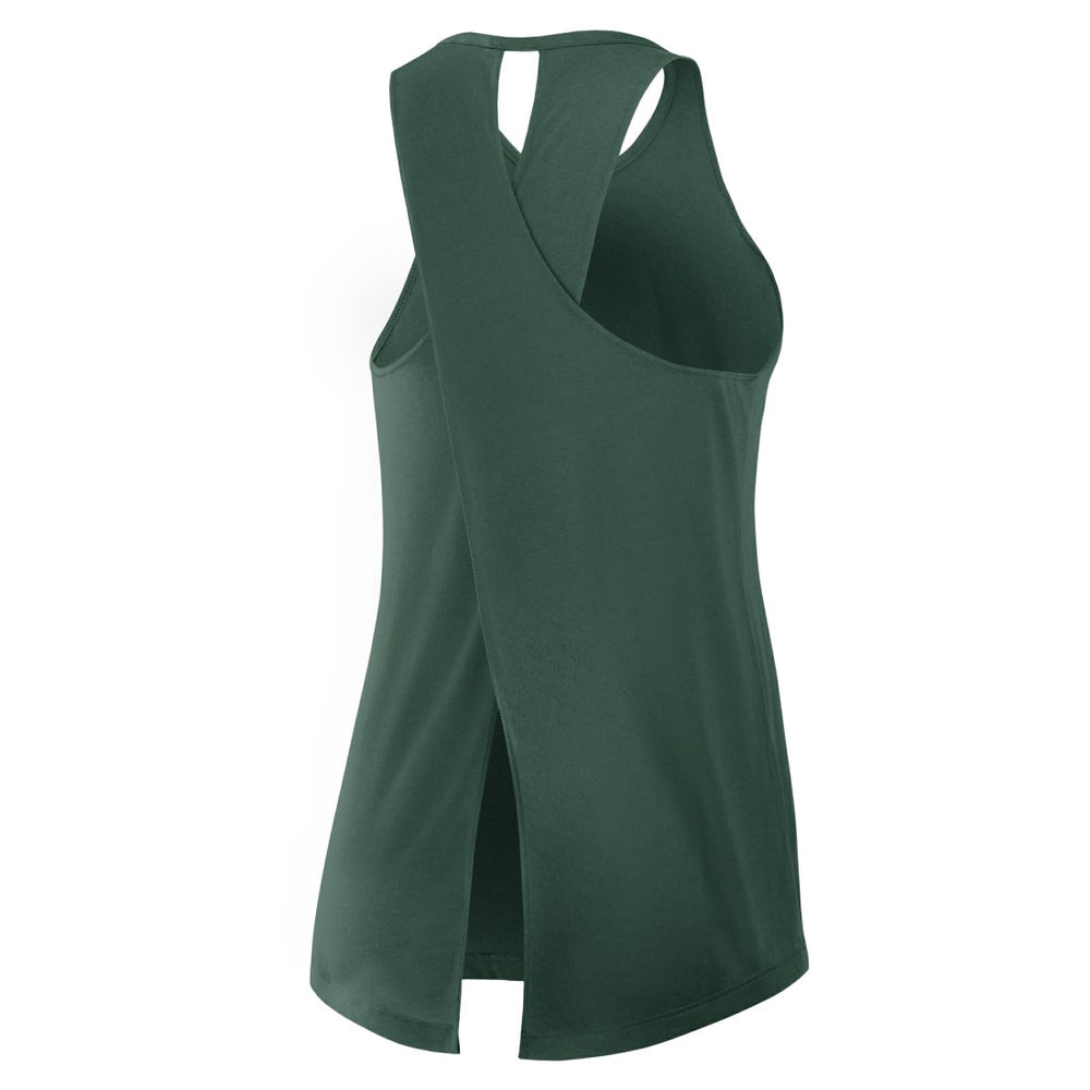Green Bay Packers Women's Plus Size Performance Tank Top Green - Nike