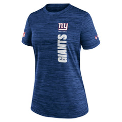 New York Giants Women's Sideline Velocity Dri-FIT T-Shirt Royal - Nike