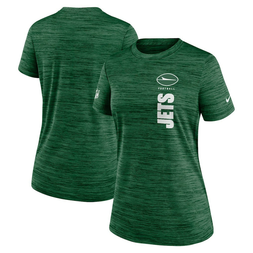 New York Jets Women's Sideline Velocity Dri-FIT T-Shirt Green - Nike