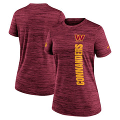 Washington Commanders Women's Sideline Velocity Dri-FIT T-Shirt Burgundy - Nike
