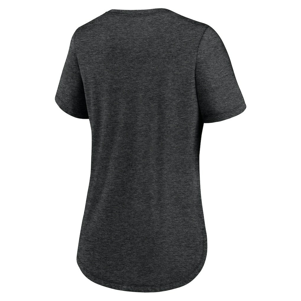 New York Jets Women's Fashion Tri-Blend T-Shirt Heather Black - Nike