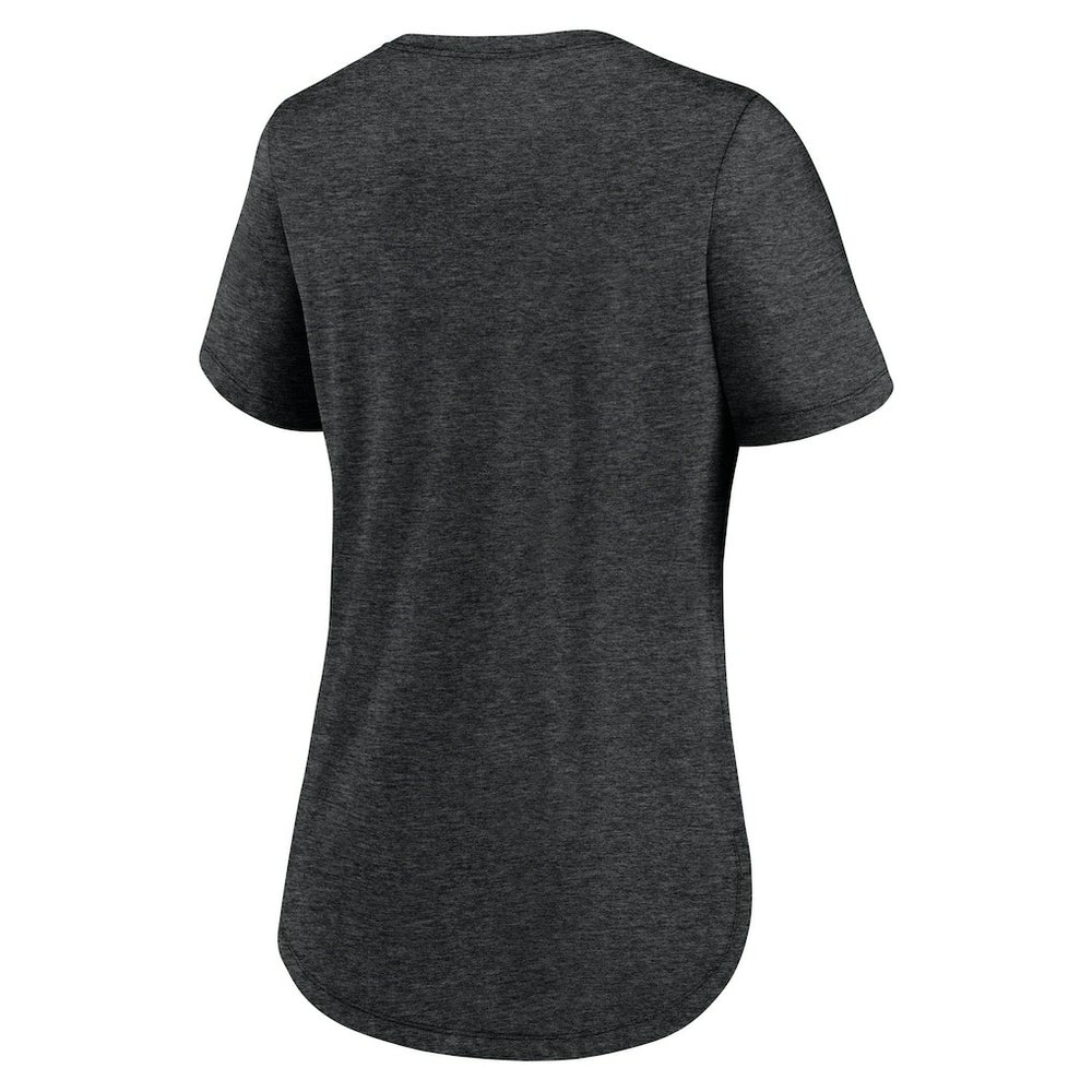 New York Jets Women's Fashion Tri-Blend T-Shirt Heather Black - Nike