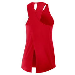 Kansas City Chiefs Women's Open-Back Crisscross Dri-FIT Tank Top Red - Nike