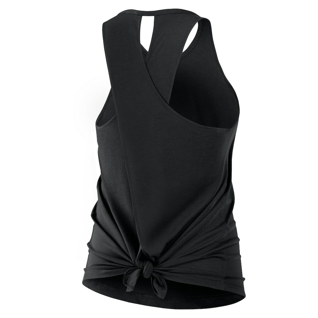 Las Vegas Raiders Women's Open-Back Crisscross Dri-FIT Tank Top Black - Nike
