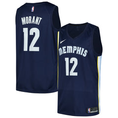Nike - Ja Morant Memphis Grizzlies Swingman Player Jersey - Icon Edition - Navy