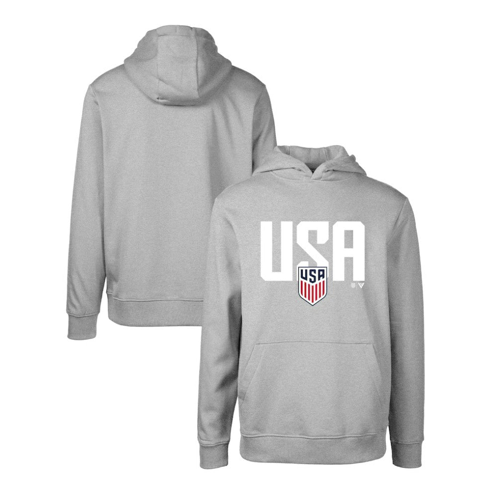 USMNT Levelwear Youth Podium Mascot Pullover Hoodie - Gray